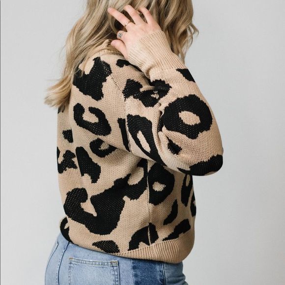 Leopard print sweater - Picture 3 of 4